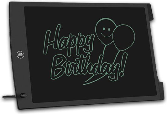 Digitale tekentablet - grafische tablet - schrijfbord met LCD scherm- memotablet - schrijfpil - 12 inch - zwart