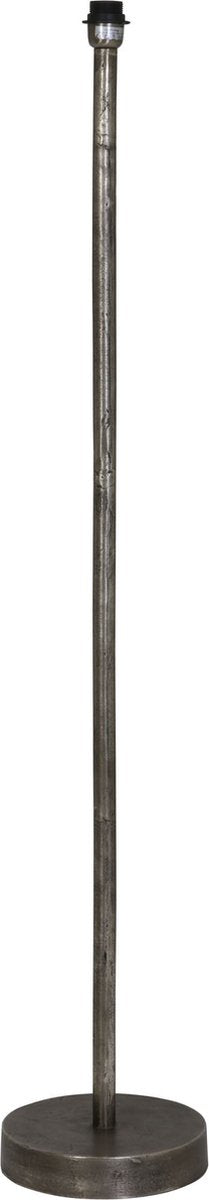 light & living vloerlamp undai donker ruw nikkel – 25,5×25,5×140 cm – grijs