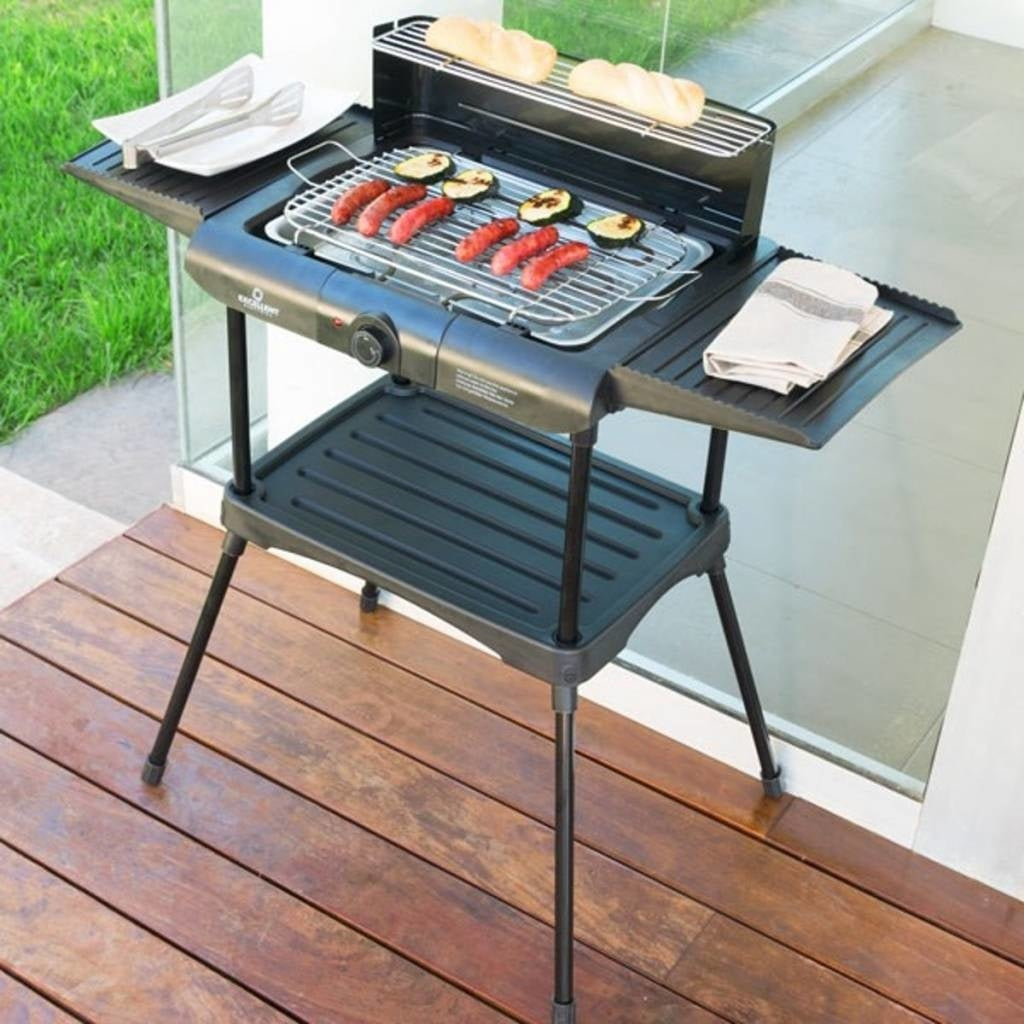 Excellent Electrics Elektrische Barbecue - Grilloppervlak (LxB) 36x24 cm - 2000W - Zwart