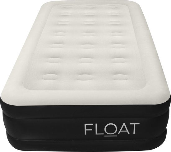 FLOAT - Eenpersoons luchtbed met ingebouwde elektrische pomp - 191x99x38 cm - Zelfopblazend 1 persoons luchtmatras - Logeerbed Twin - NimbusRest