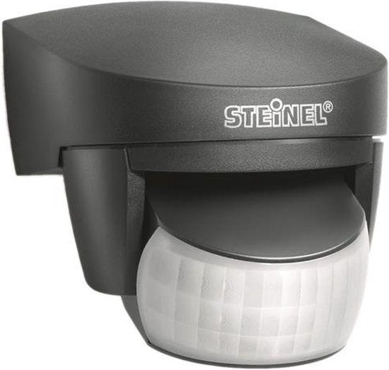 Steinel 140-2 LED PIR Bewegingsmelder/Sensor - Wand Opbouw - Waterdicht IP54 - Zwart