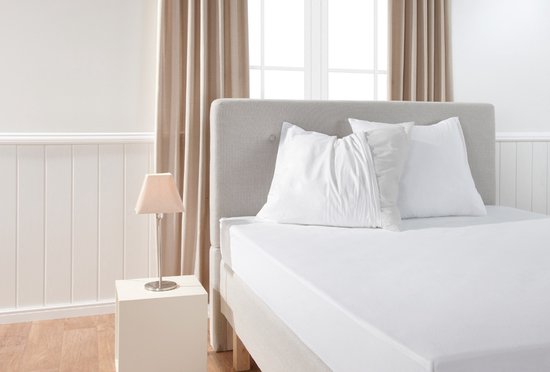 Antibacterieel Dual Memory Foam Hoofdkussen -  Polyester - 60 x 40 x 10 cm