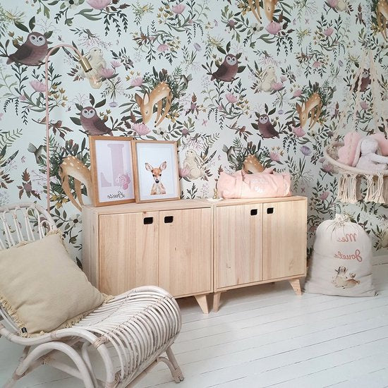 Astigarraga Wandkast met deuren - PEFC grenen - 71x53cm - Dressoir - TV-meubel - TV-kast