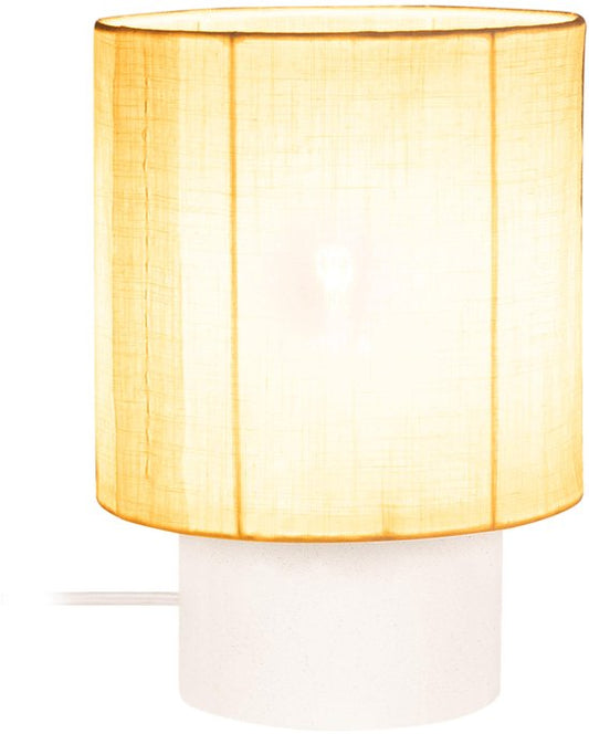 Lucide TISSAJA - Tafellamp - Ø 20 cm - 1xE14 - Wit | Essential