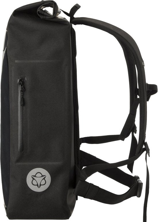 AGU Shelter - Koerier Rugzak - Fietskoerier Backpack - 40L - 100% Waterdicht - 3M Reflectie - 14 inch Laptopvak - Zwart