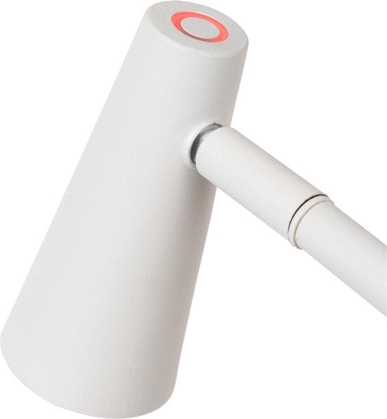Lucide STIRLING - Oplaadbare Vloerlamp - Accu/Batterij - LED 3 StepDim - 1x3W 2700K - Wit