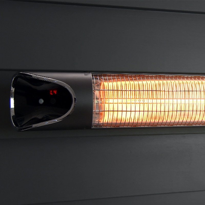 Livington Infrarood Heater - Inclusief Afstandsbediening - Vier Warmtestanden - Beweging Sensor - Wandmontage