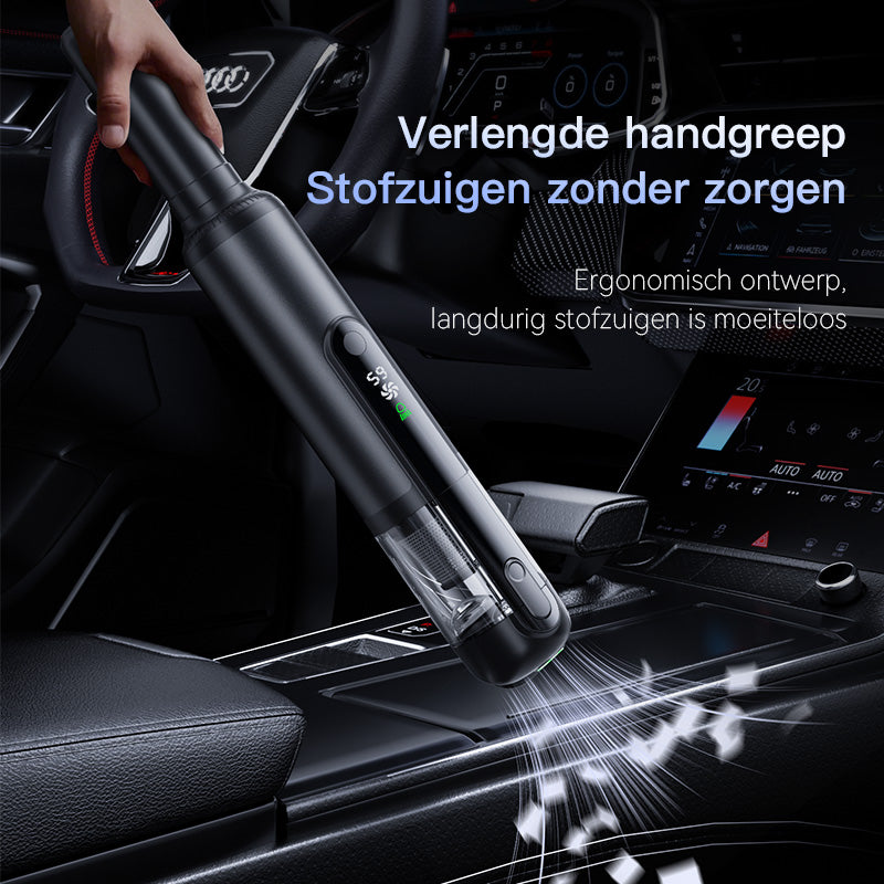 EasyWox Q808 draadloze autostofzuiger - 16500 Pa - grijs