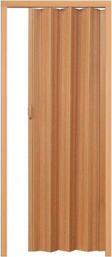 Tectake – Vouwdeur Binnendeur – 203 x 80 cm – Hazelaar Pvc – Waterbestendig – Ruimteverdeler Voor Badkamer – Plaatsbesparend Design –