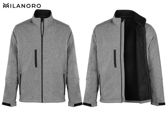 Milanoro - Wind- en waterdichte jasjes - Jas met kap - Navy - XXL