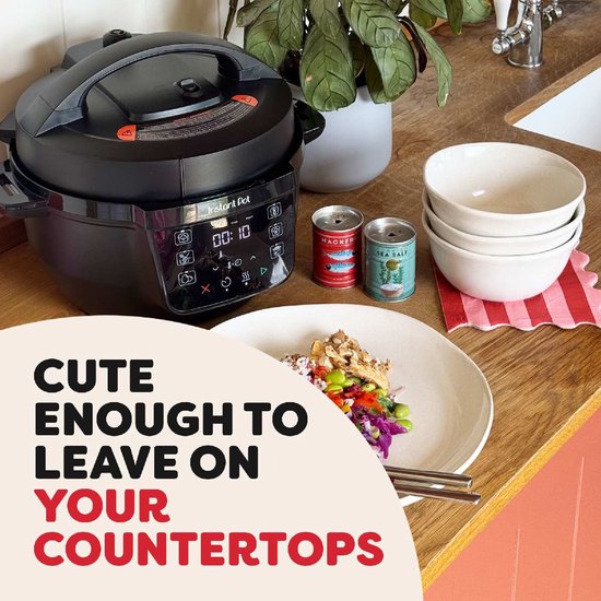 Instant Pot Classic Mini 3,8L Multicooker Black Pepper - 7-in-1 Snelkookpan - Slowcooker - Stomer - Sauteren - Yoghurtmaker - Tot 4 Porties - Compact Design - Tot 80% Energiebesparing