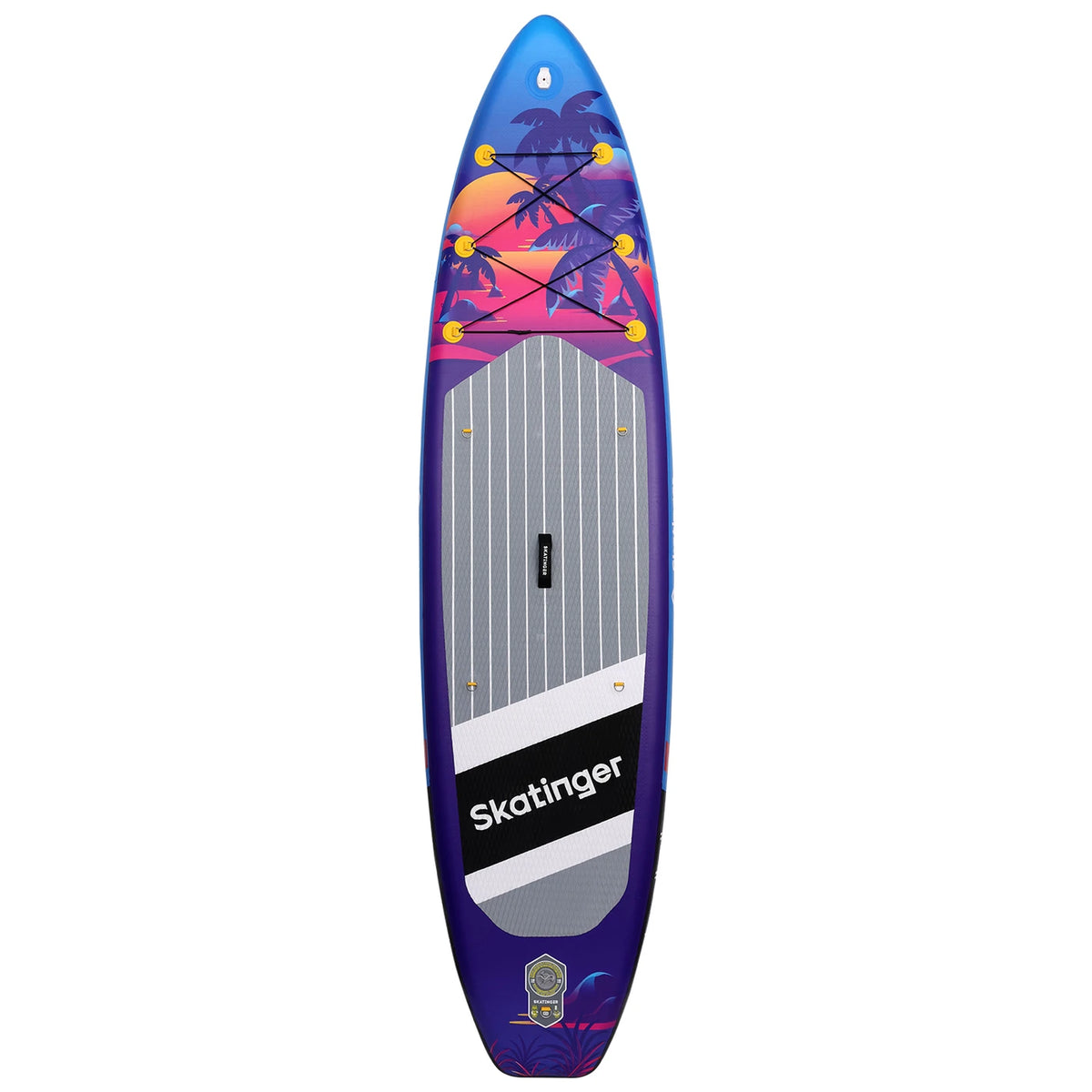 SKATINGER Sunset Stand-Up Paddleboard 11 x 33 x 6 inch - PVC - Dubbelwandig - Tot 20 PSI