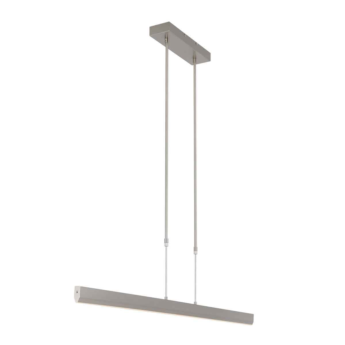 Hanglamp Zelena 3656ST Staal, Hoogte instelbaar, Lichtkleur instelbaar, Modern, Steinhauer