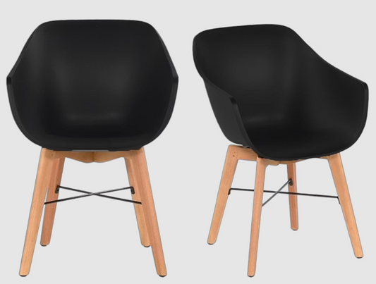 2x Hartman Iris Stoel | Black