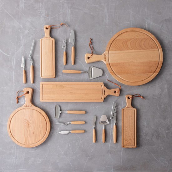Boska Kaasschaaf Zacht Amigo – Kaasschaaf voor zachte kazen – RVS – Beukenhout – Non-Stick