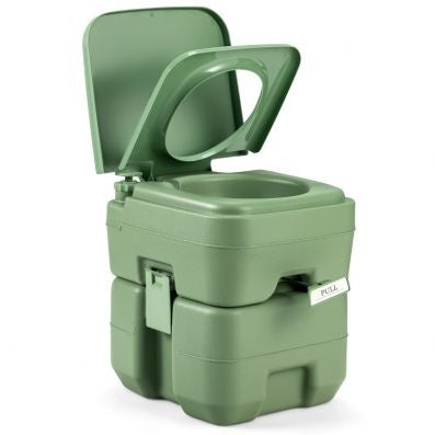 Laodikya Home Campingtoilet Reistoilet Toiletemmer Mobiel Draagbaar Chemisch Toilet 20L + 12L