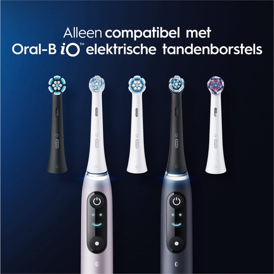 Oral-B iO Ultimate Clean Black - Opzetborstels Voor Tandenborstel - Verpakking Van 8
