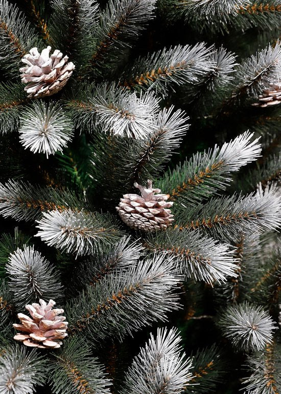 Black Box Trees Pittsfield Kunstkerstboom met LED Verlichting - H230 x Ø122 cm - Groen Frosted