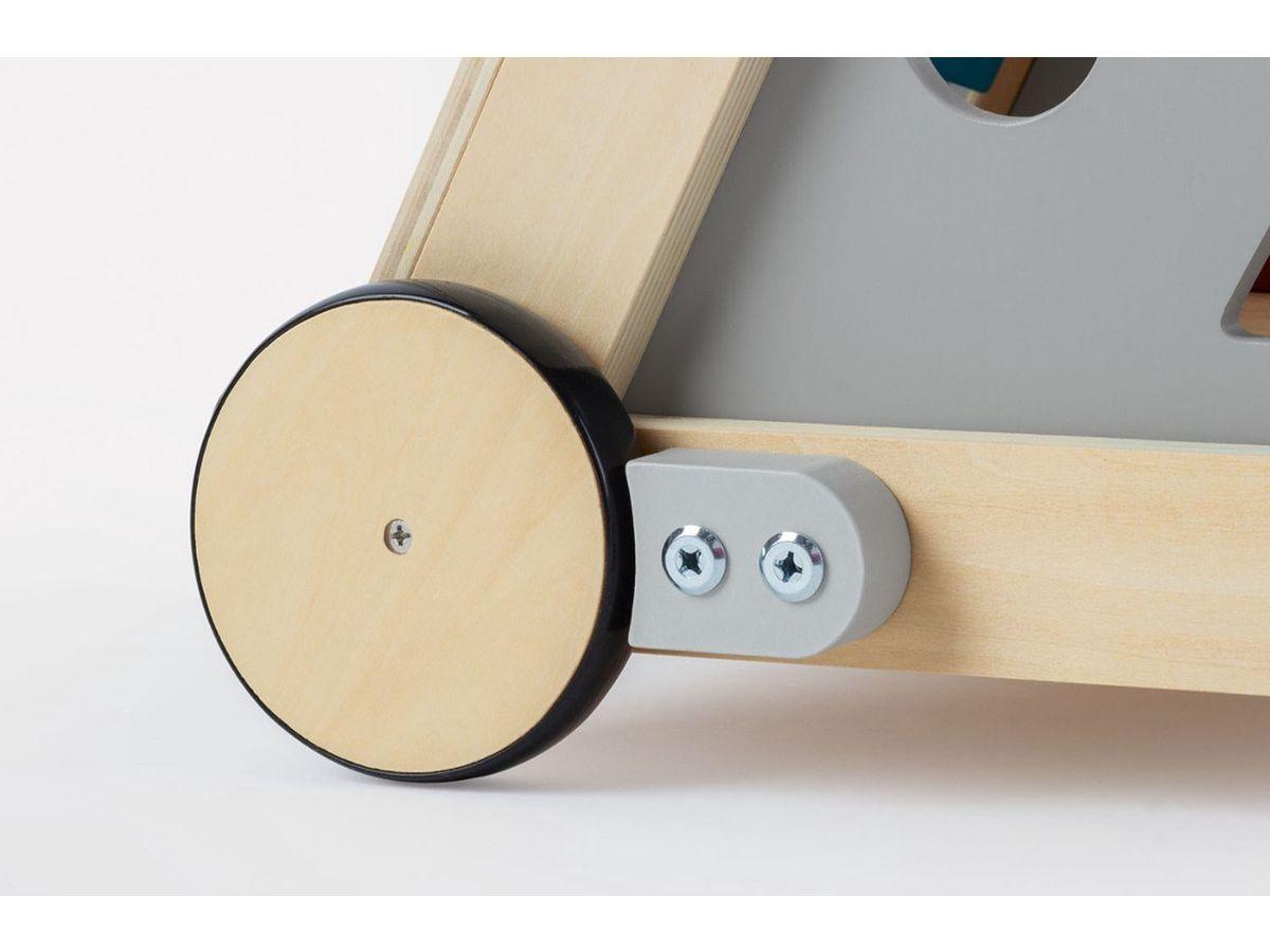 Pinolino Titus Houten Loopwagen - Activity Walker - Grijs