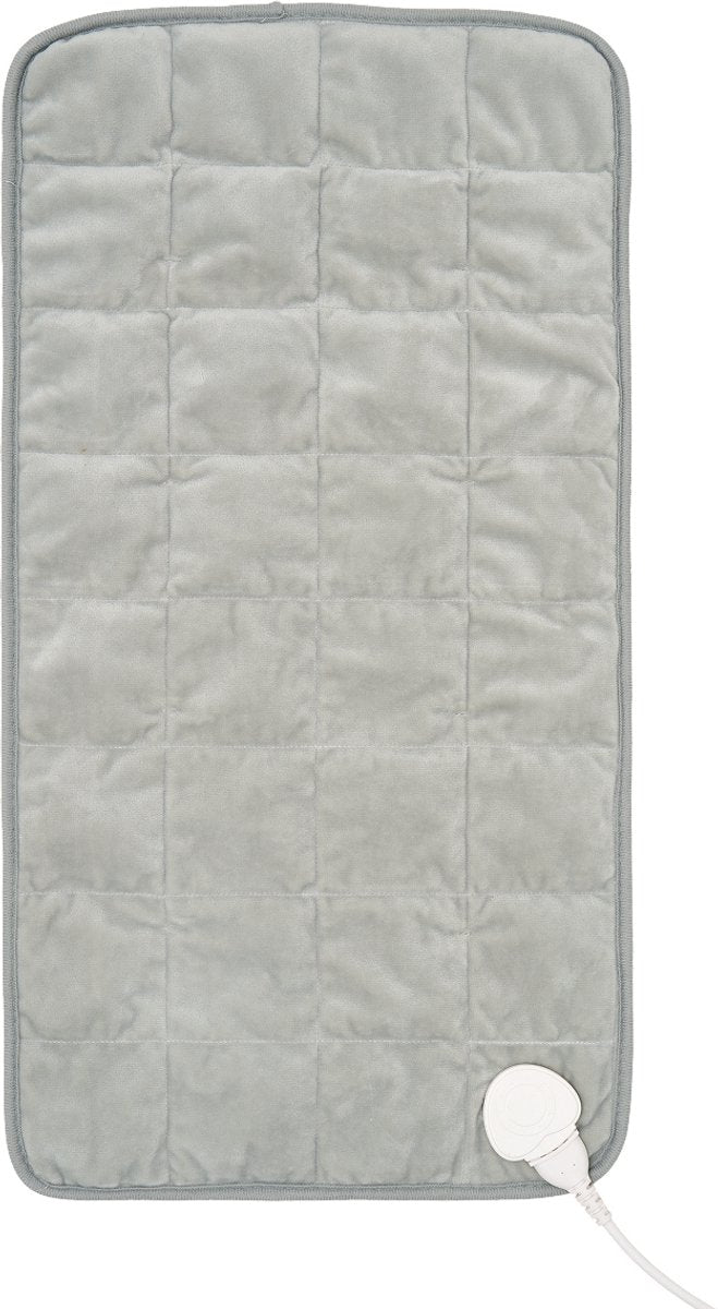 Auronic Verzwaard Warmtekussen XXL - 9 Warmtestanden - Timer - 60 x 30 cm - 1,3 kg - Grijs