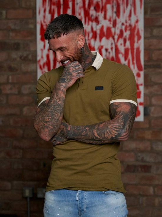 AB Lifestyle - Regular Polo | Ghotic Olive - Heren - Maat: XXL