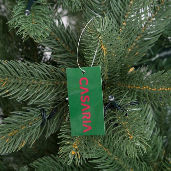 Casaria Kunstkerstboom – 140cm Kerstverlichting 100 LEDS - Groen