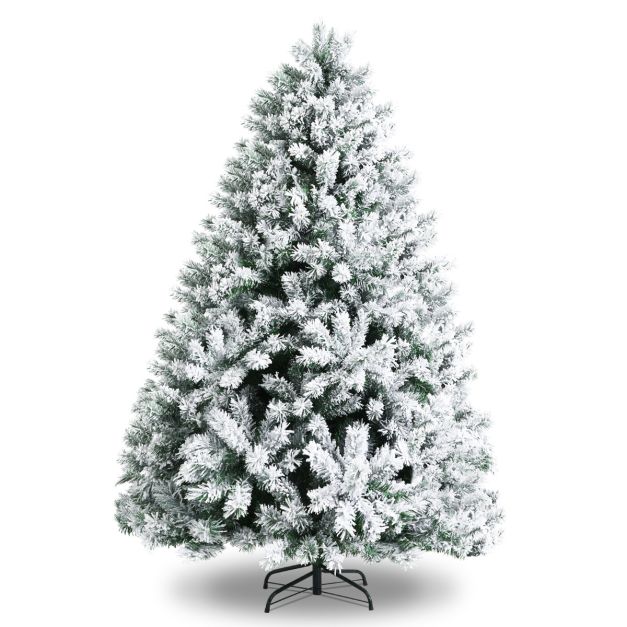 Coast Kunstkerstboom - Besneeuwd - 180 cm - PVC - Groen/Wit