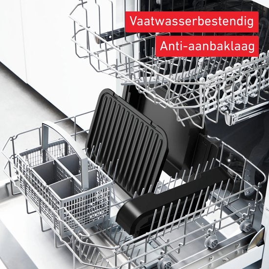 Tefal OptiGrill 4in1 GC7748 – Intelligente Contactgrill – Grill, Tafelbarbecue, Oven en Complete Maaltijd – 9 Automatische programma's – Gaarheidsindicator – 2100W – Zwart/RVS