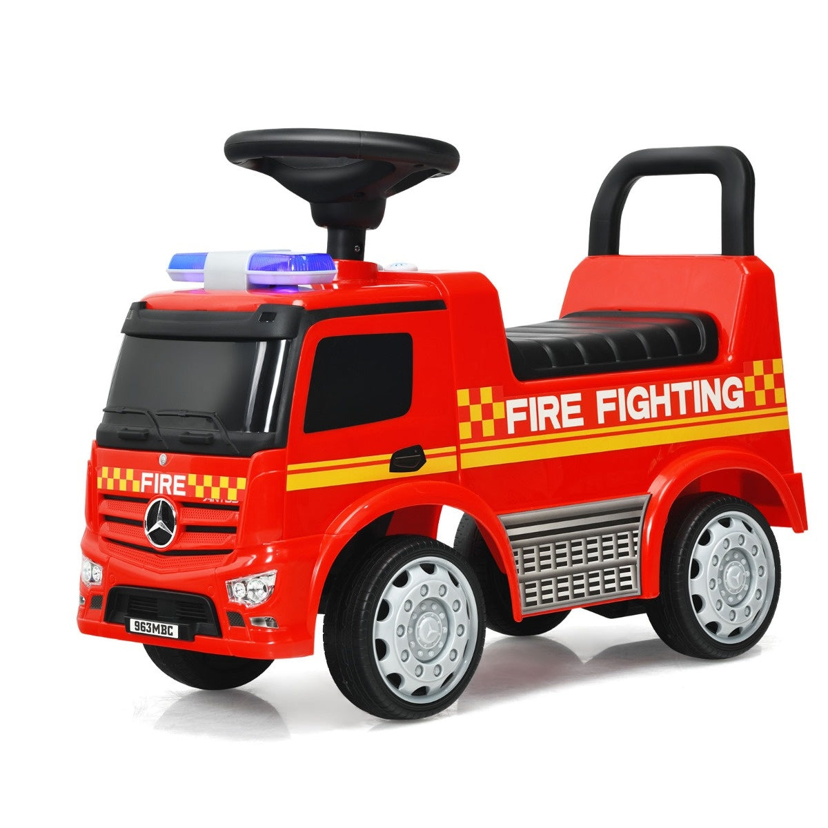 Coast Children's Fire Fighting Car Licensed Mercedes Benz Sliding Car 62 x 29 x 43 cm rood