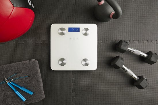 Technosmart Weegschaal – Personenweegschaal – Slim – Op Batterijen – 180 kg - 2 x 28 x 28 cm