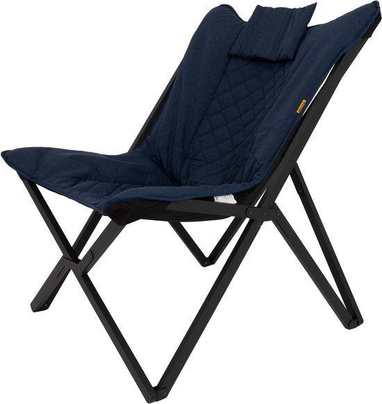 Bo-Camp - Industrial - Relaxstoel - Molfat - Cationic - Blauw
