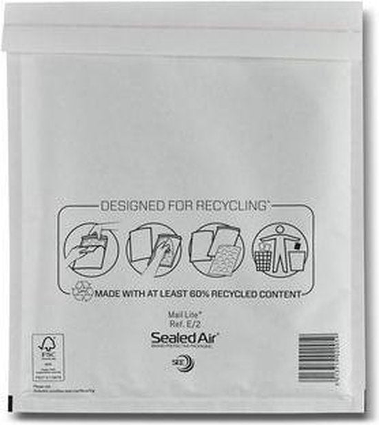 Luchtkussenenvelop MailLite E/2 wit/100