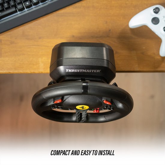 Thrustmaster T98 Ferrari 296 GTS - Racestuur met pedalen voor XBOX Series en PC - geschikt voor Forza Horizon 6