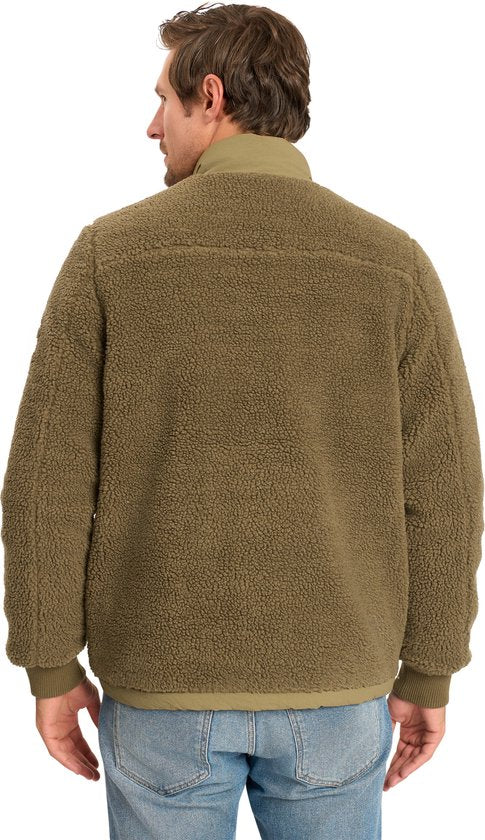 Mario Russo Teddy Jas Stockholm - Jas heren - Winterjas heren - Vest heren - Leger Groen - M