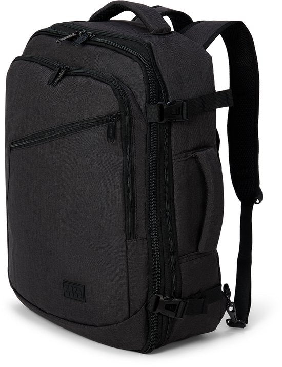 TRVLMORE Reistas - 40L Rugzak - Handbagage - Spatwaterdicht - Rugtas - Weekendtas - Dames en Heren - Antraciet