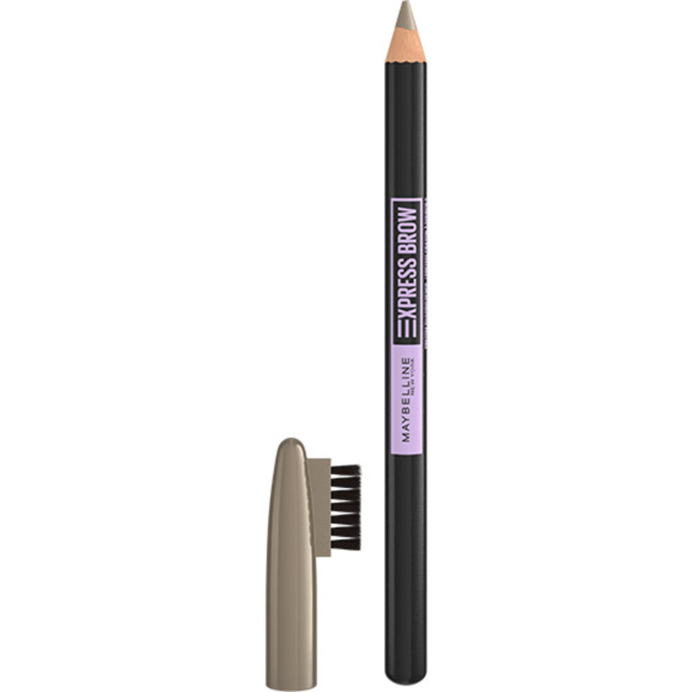 Maybelline Express Brow Wenkbrauwpotlood - 04 Deep Brown - Slijpbaar met Borsteltje - Waxformule