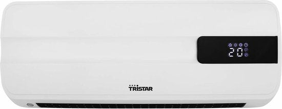 Tristar KA-5070 Keramische Kachel - 2000W - Muurmontage - Met Afstandsbediening en LED-display - Timer en Weektimer -Wit - Veilige en Efficiënte Verwarming met Oververhittingsbeveiliging