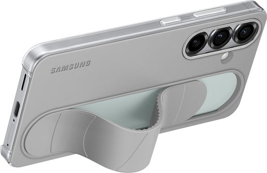 Samsung Galaxy S25 Hoesje - Standing Grip Case - Grijs