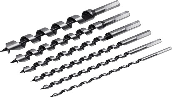 Meister Slangenboorset 6-Delig 6, 8, 10, 12, 16, 20 mm