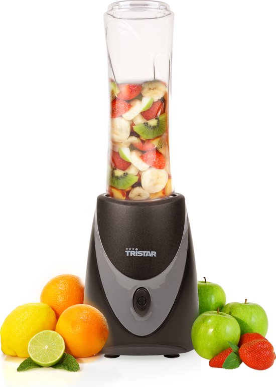 Tristar Blender 250W - BL-4485KL - 0,5L - Blender to go - Zwart
