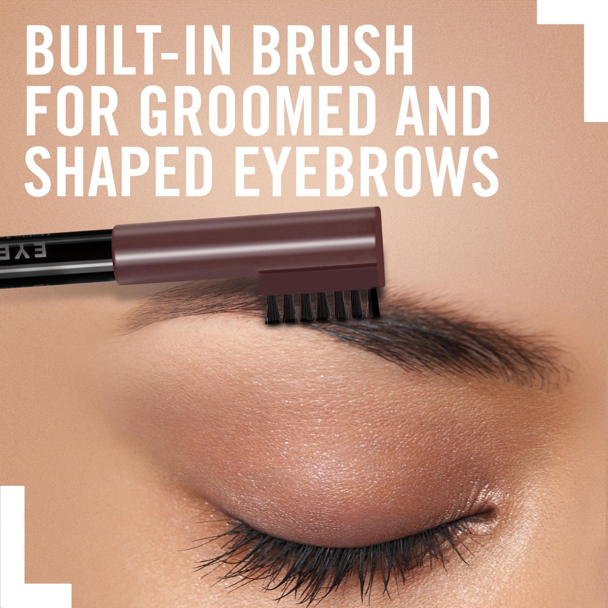 Rimmel London Professional Wenkbrauwpotlood - 001 Dark Brown - 1 g - Met Kammetje - Veegvast