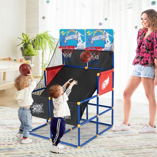 Coast Basketbalset voor kinderen - Speelhal - 2 Spelers - 90 x 90 x 140 cm