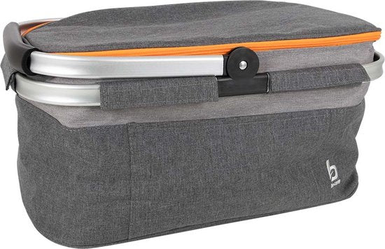 Bo-Camp - Koeltas - Koelmand - Grijs - Polyester - 26 Liter