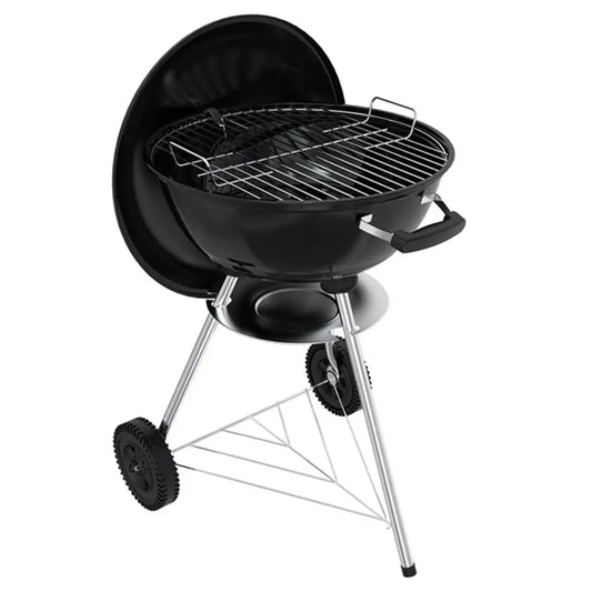 Huacan Houtskoolbarbecue - Groot Formaat - Draagbare Buitenbarbecue - Verdikte Constructie - Zwart