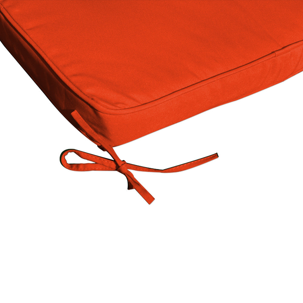 Detex Ligbedkussen met Lussen - Oranje - 196x55x5cm