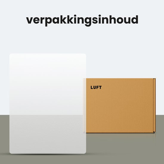 Vloerbeschermer bureaustoel mat – PVC – Geluiddempend – Voor harde vloeren – 120 x 90 cm – Transparant