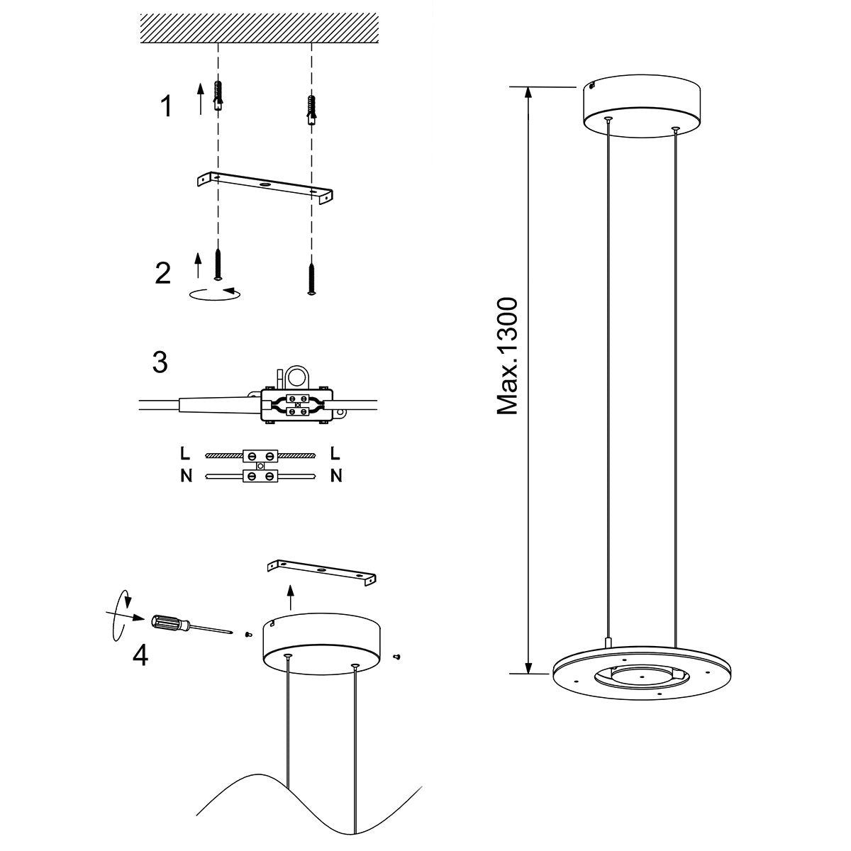 Steinhauer Exclusive - hanglamp - Soleil - staal - metaal - Ø 32cm - LED - 4140ST