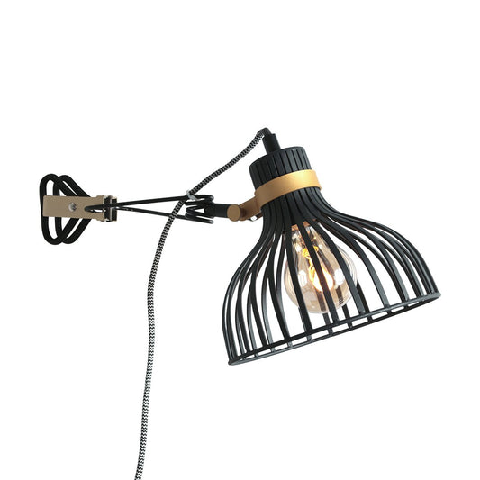 Anne Lighting wandlamp Dunbar - zwart - metaal - 3093ZW