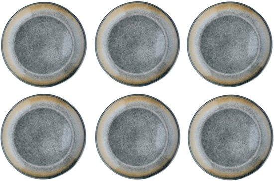 bord GENESIS Ø27cm - 4 stuks - Aarde