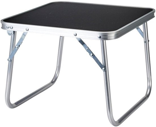 Redcliffs Camping tafel - aluminium - lichtgewicht - grijs/zilver - 40 x 40 x 30 cm - lage tafel - salontafel - strand